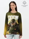 Лонгслив женский. Хлопок / DOOM