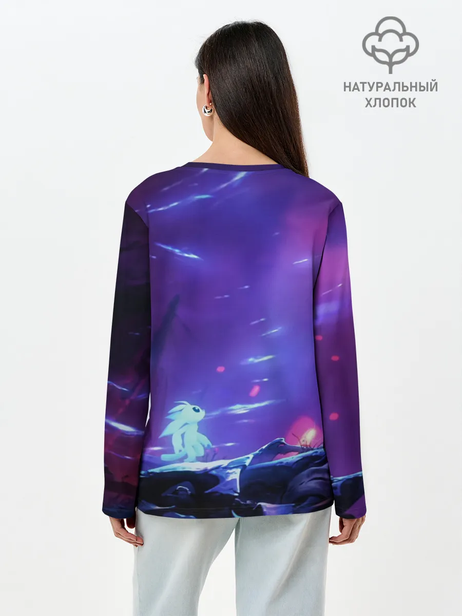 Лонгслив женский. Хлопок / Ori and the Will of the Wisps