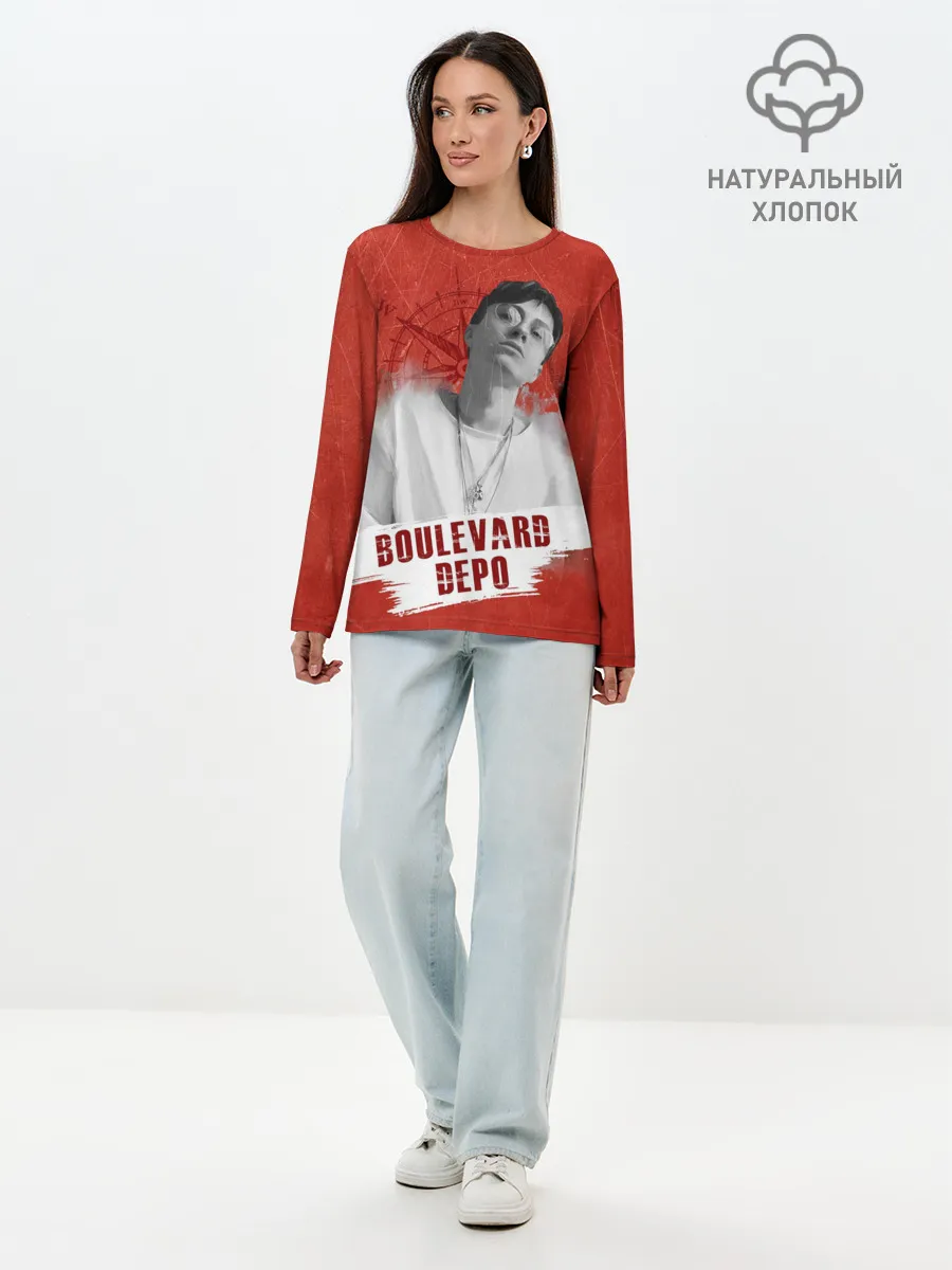 Лонгслив женский. Хлопок / Boulevard depo