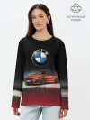 Лонгслив женский. Хлопок / BMW