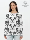 Лонгслив женский. Хлопок / panda