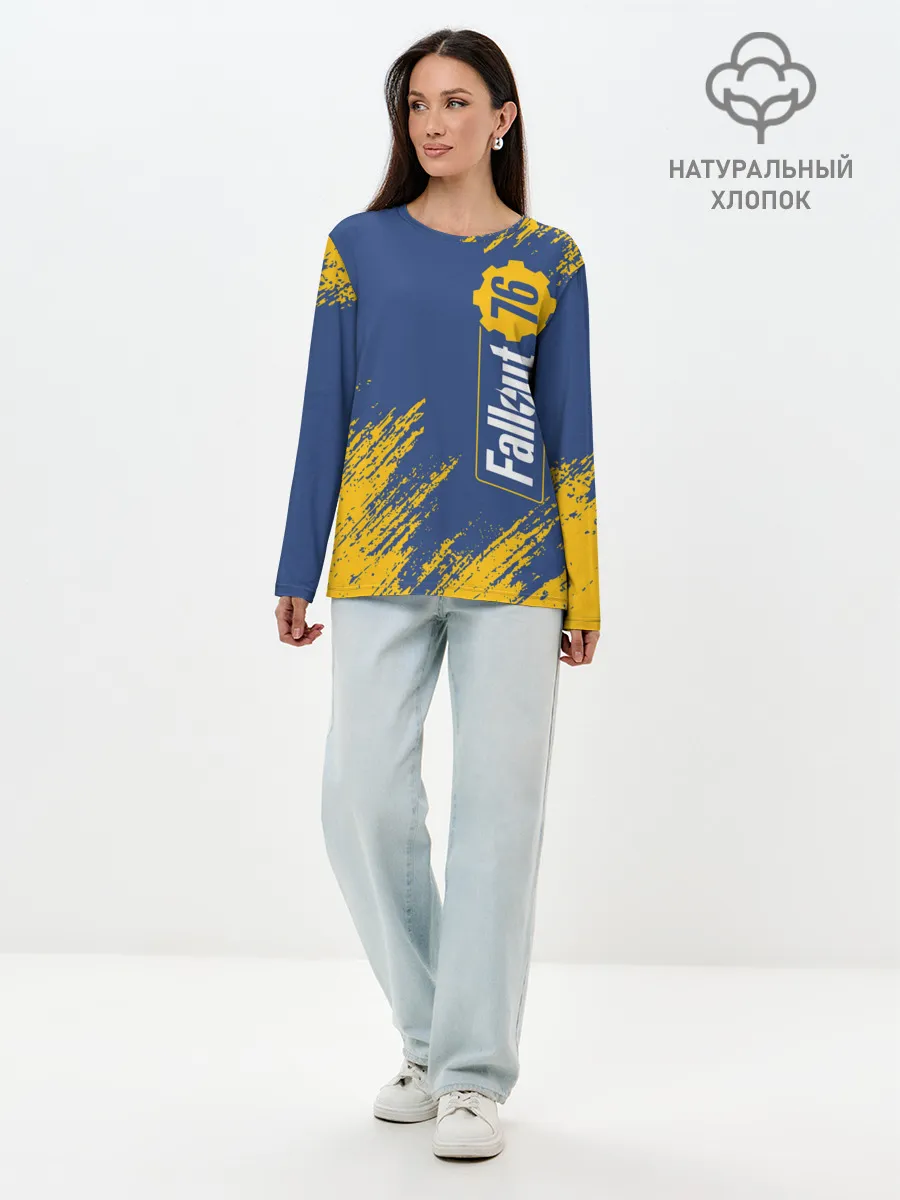 Лонгслив женский. Хлопок / FALLOUT_76.