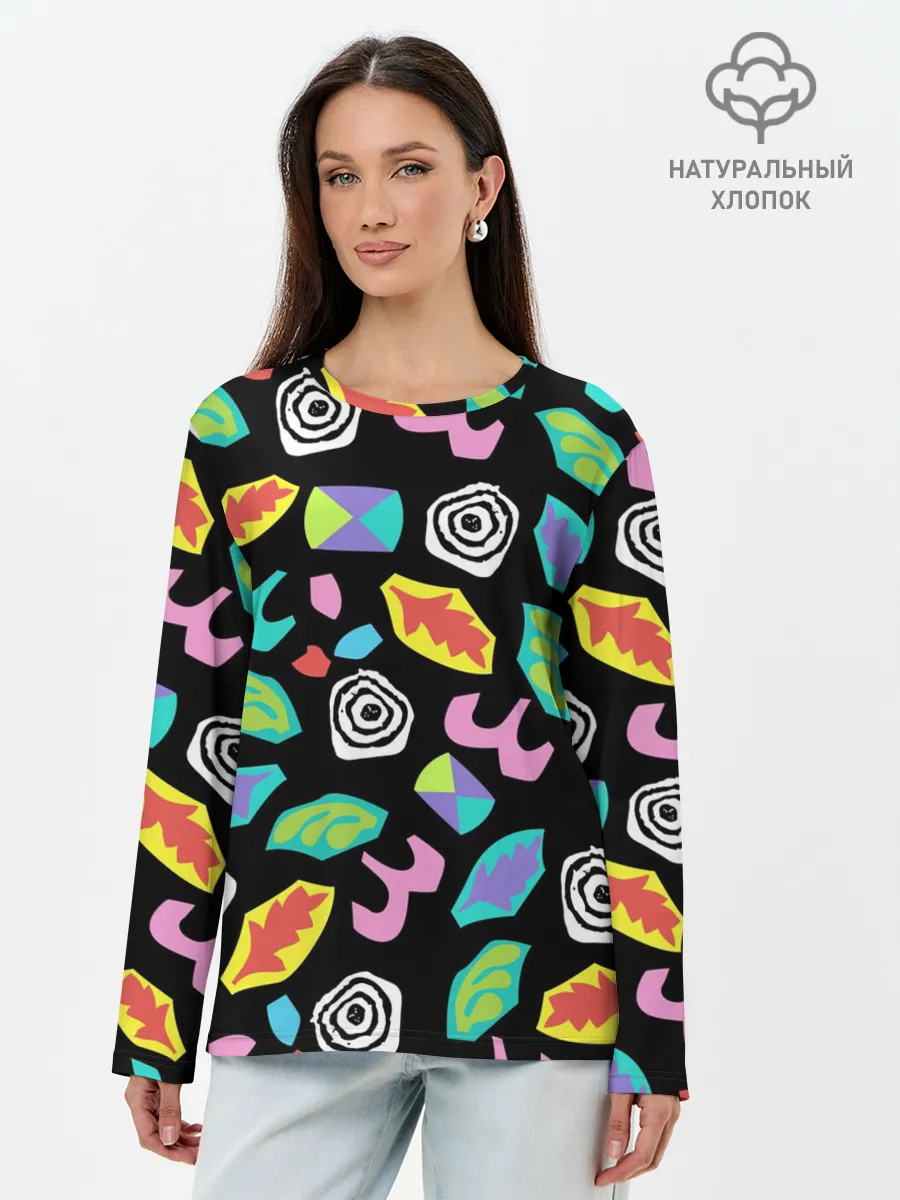 Лонгслив женский. Хлопок / STRANGER THINGS