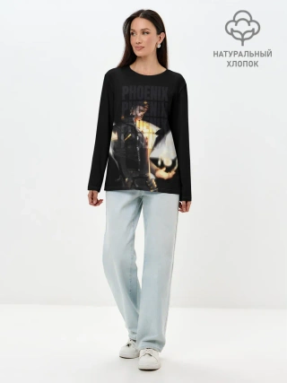 Лонгслив женский. Хлопок / Phoneix