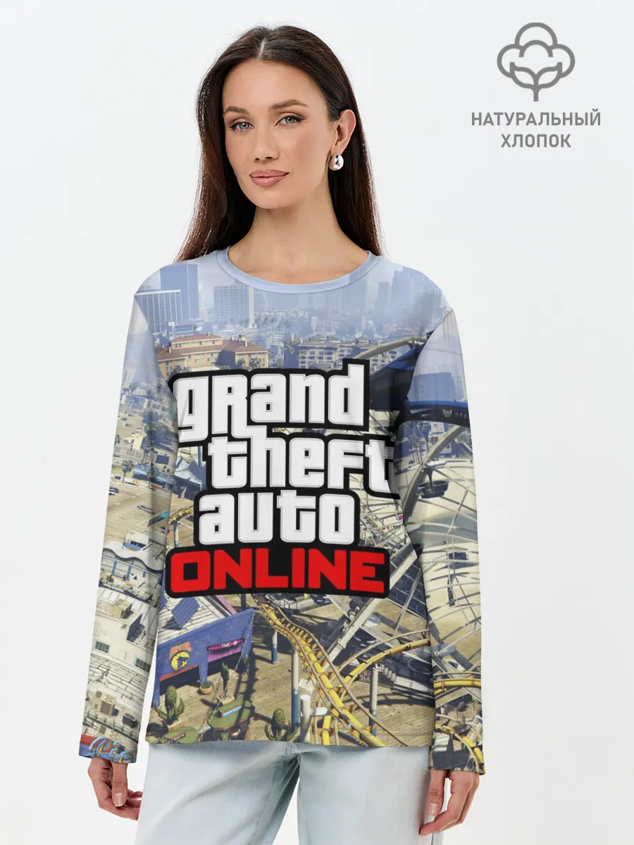Лонгслив женский. Хлопок / GTA Online