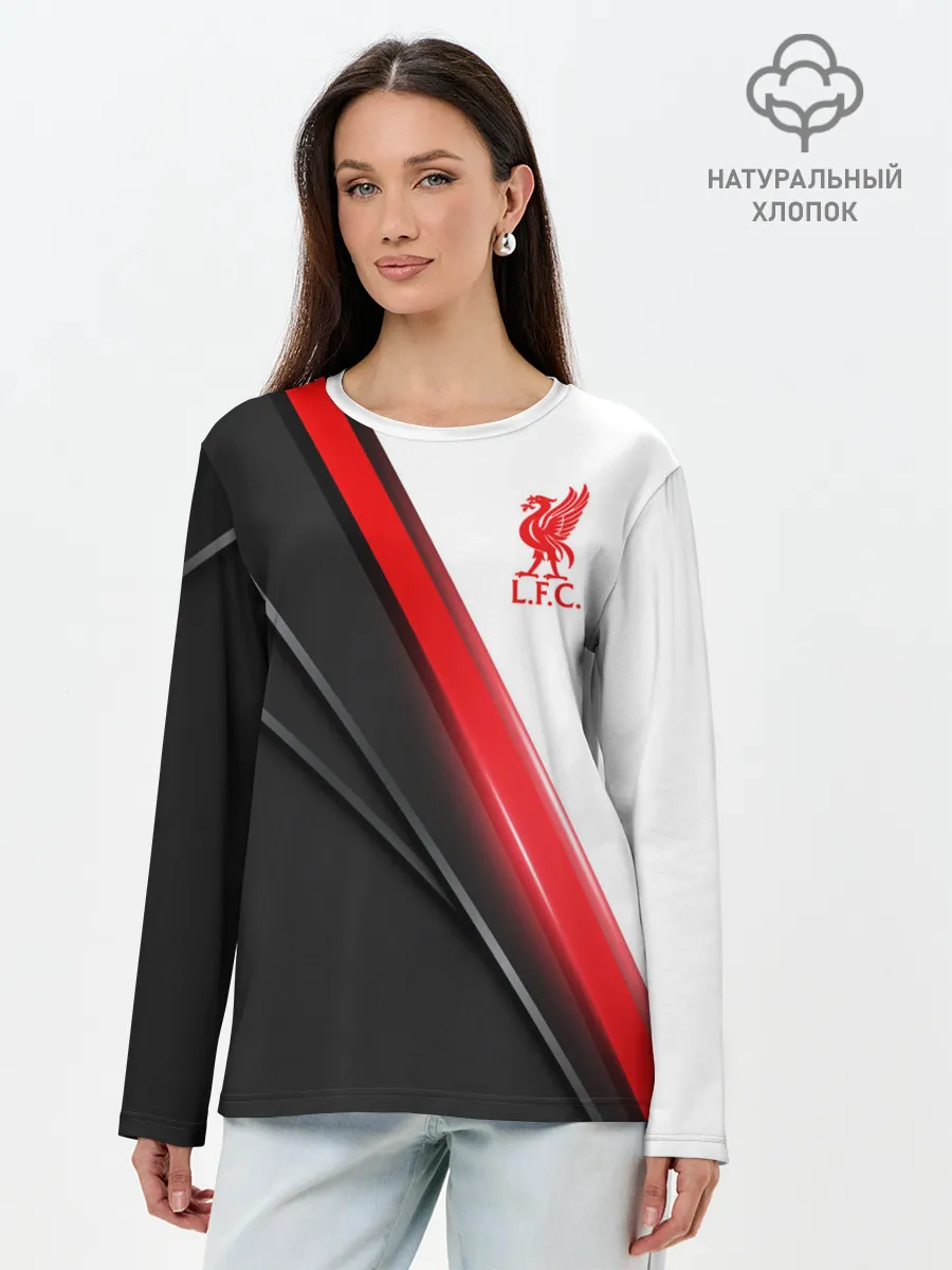 Лонгслив женский. Хлопок / Liverpool F.C.