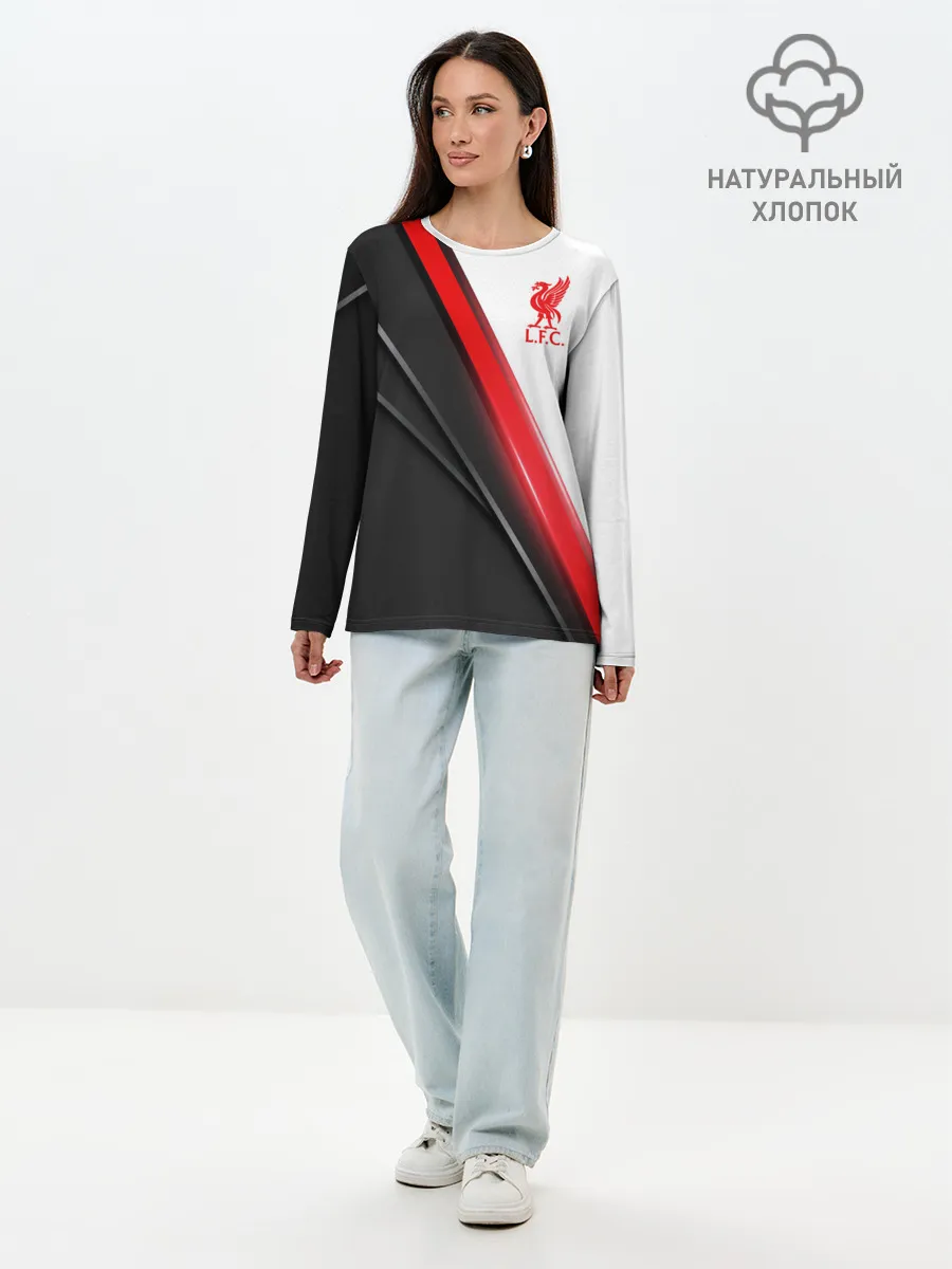 Лонгслив женский. Хлопок / Liverpool F.C.