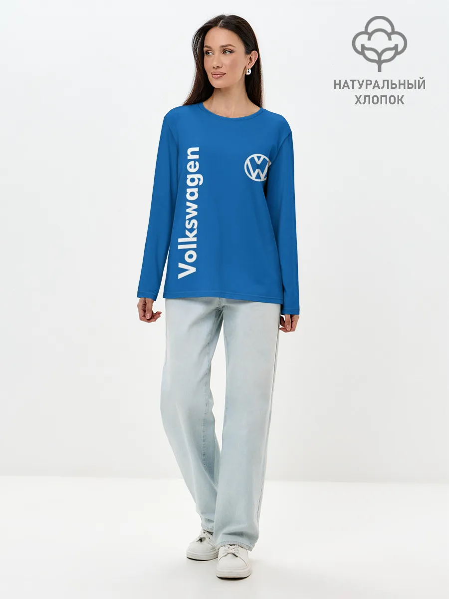 Лонгслив женский. Хлопок / Volkswagen.