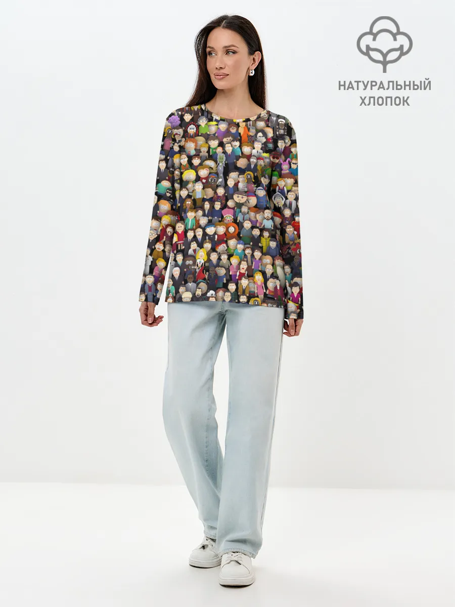 Лонгслив женский. Хлопок / Персонажи South Park