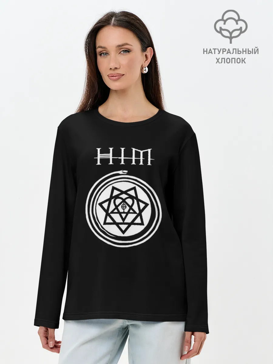Лонгслив женский. Хлопок / HIM