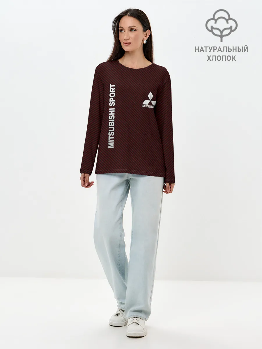 Лонгслив женский. Хлопок / MITSUBISHI CARBON
