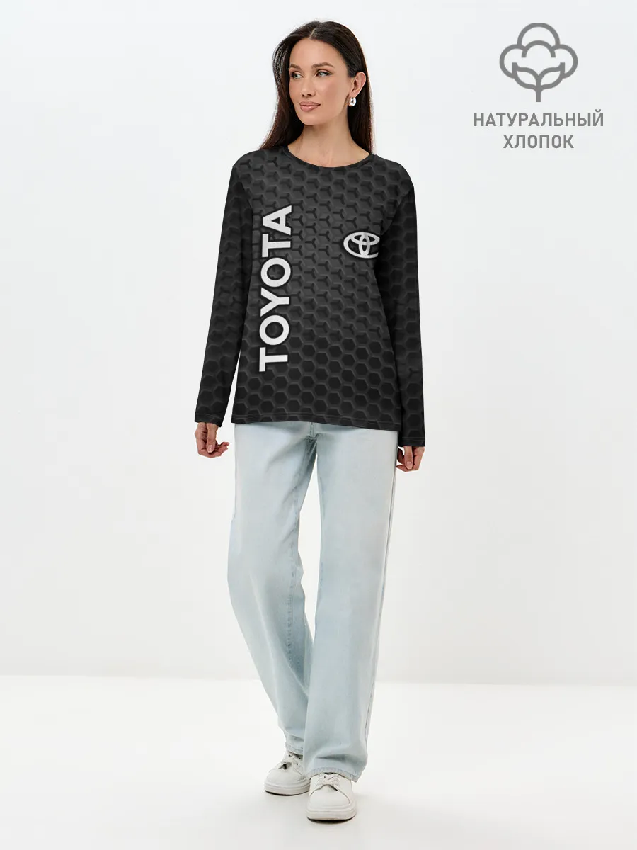 Лонгслив женский. Хлопок / TOYOTA