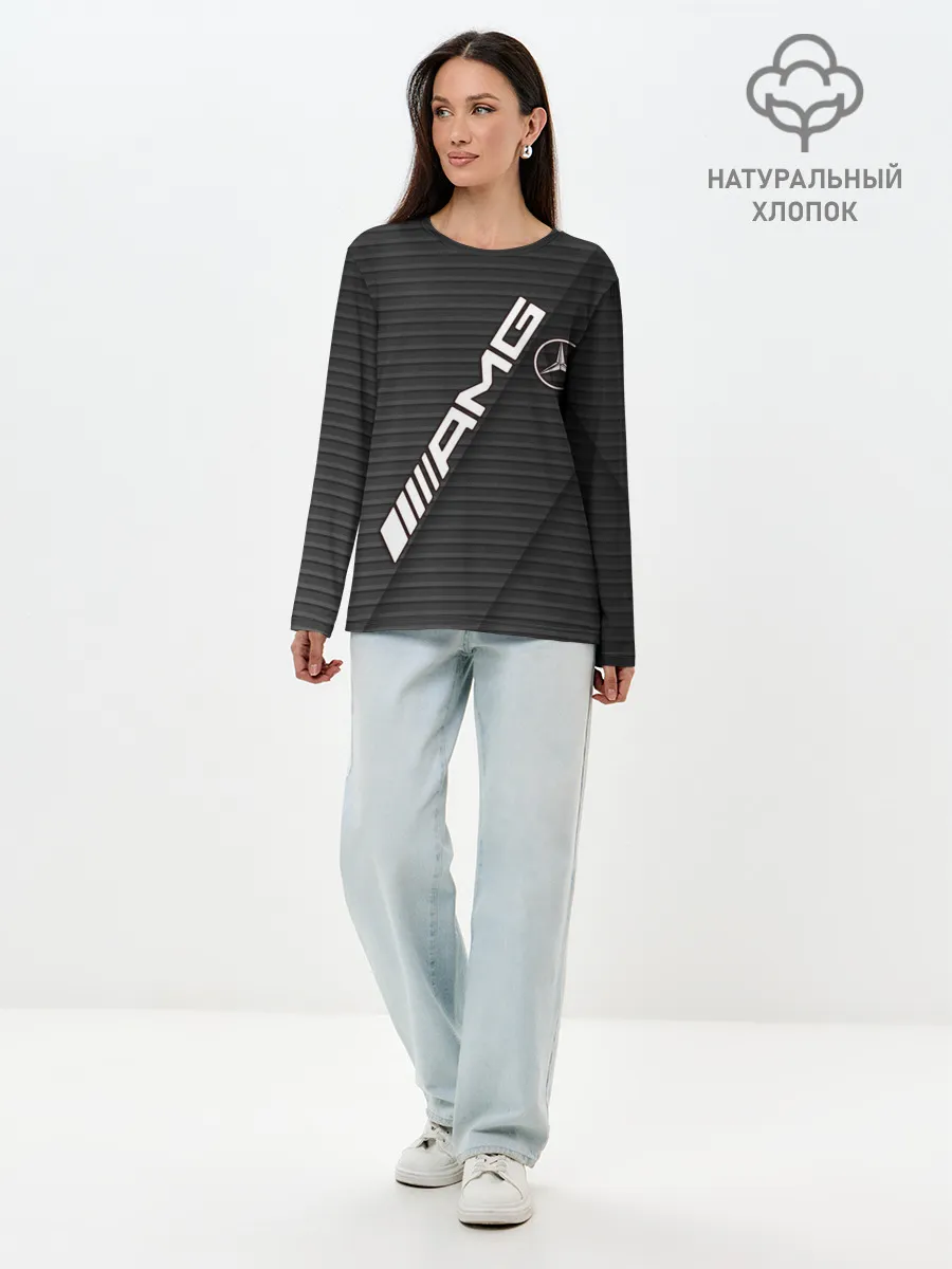 Лонгслив женский. Хлопок / Mercedes