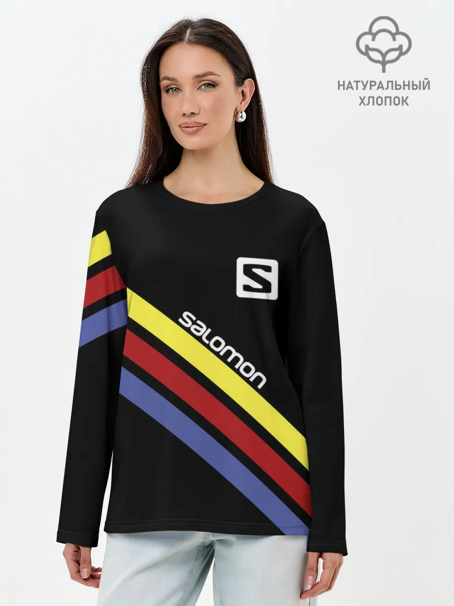 Лонгслив женский. Хлопок / Salomon