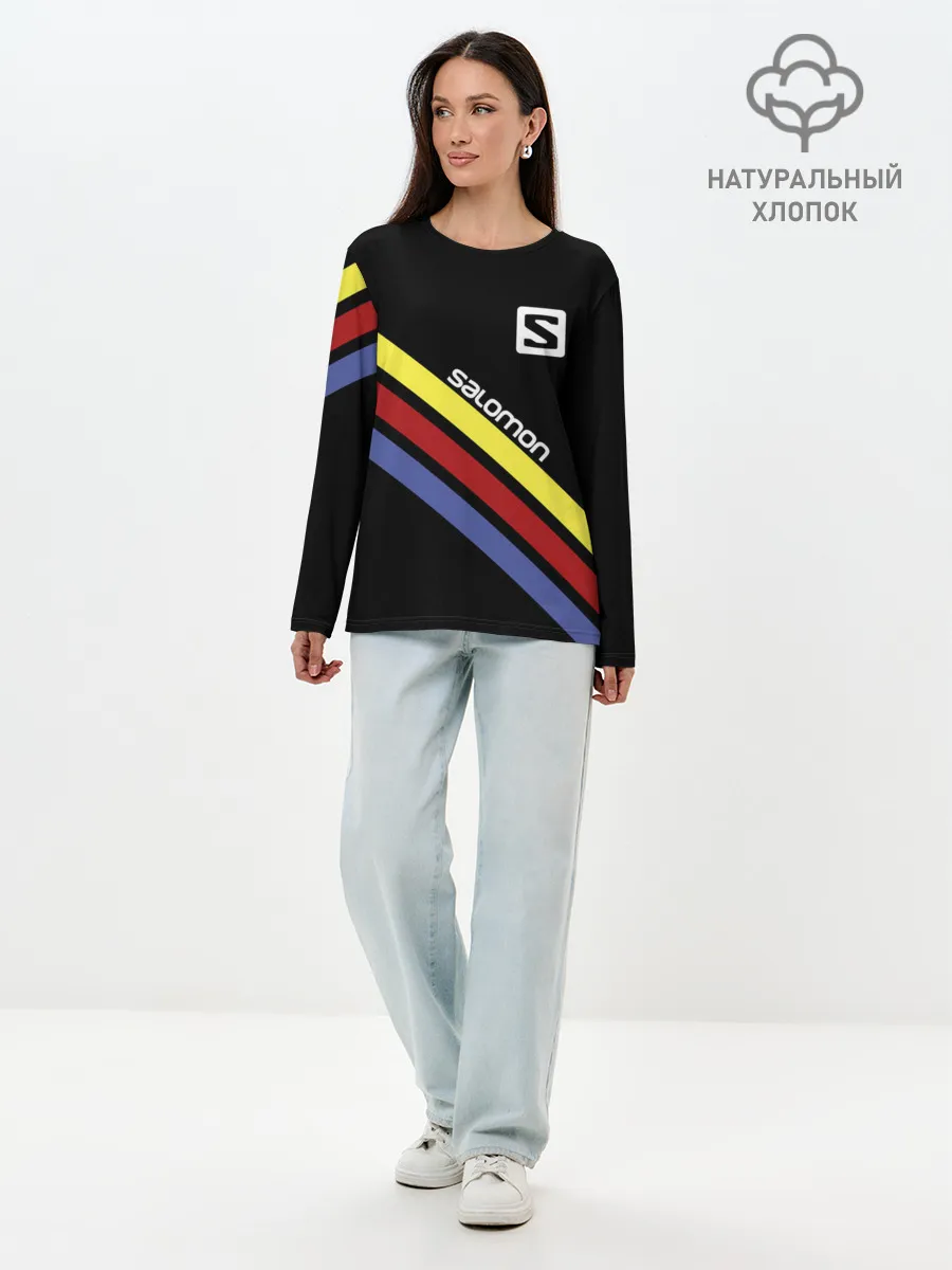 Лонгслив женский. Хлопок / Salomon