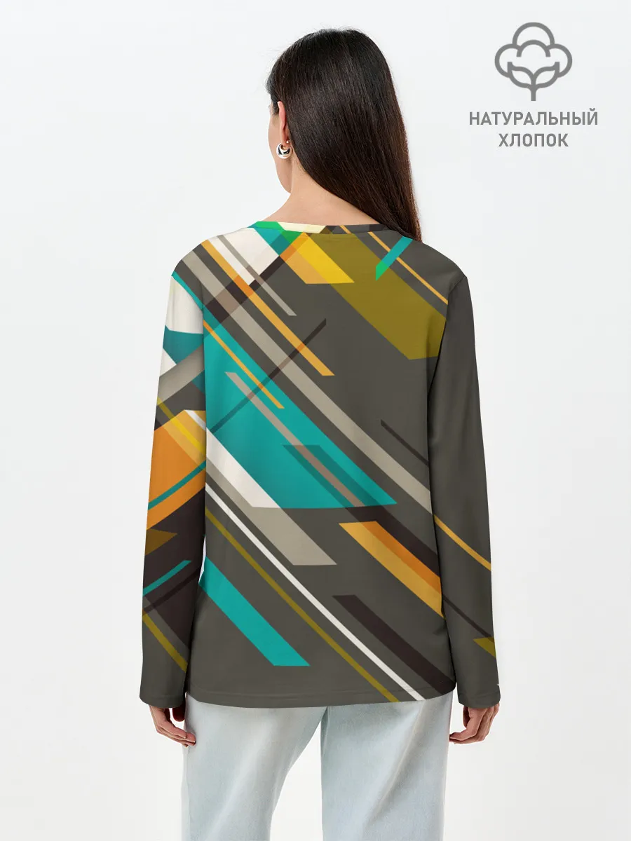 Лонгслив женский. Хлопок / PORSCHE | ПОРШЕ