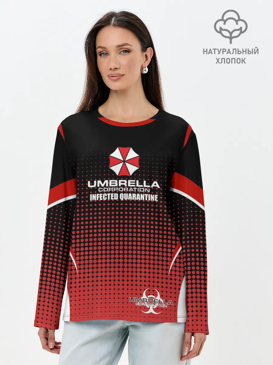 Лонгслив женский. Хлопок / Umbrella