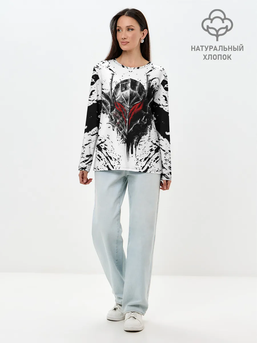 Лонгслив женский. Хлопок / BERSERK tattoo
