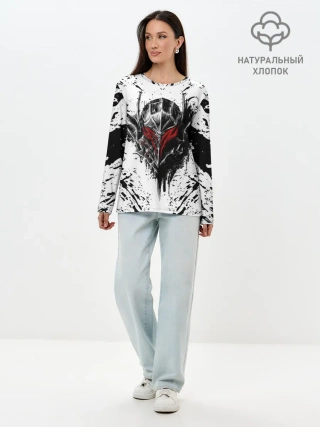 Лонгслив женский. Хлопок / BERSERK tattoo