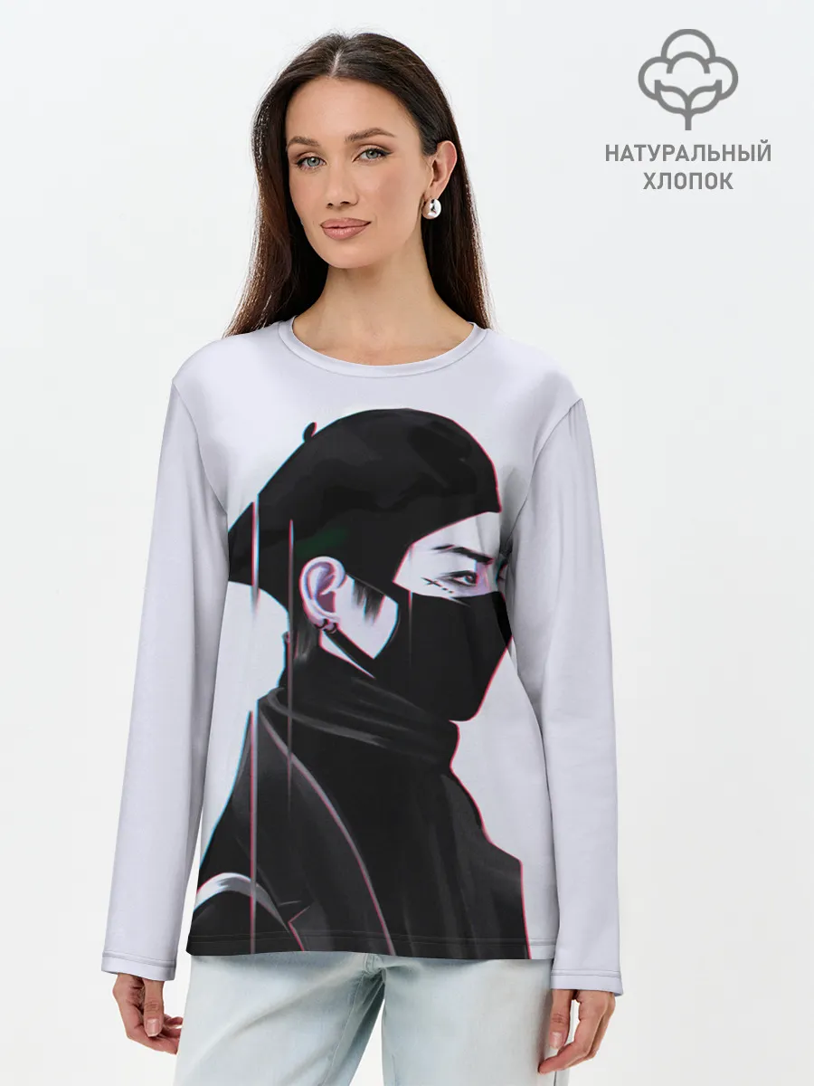 Лонгслив женский. Хлопок / BTS