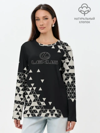Лонгслив женский. Хлопок / LEXUS