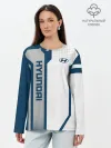 Лонгслив женский. Хлопок / Hyundai Driver team