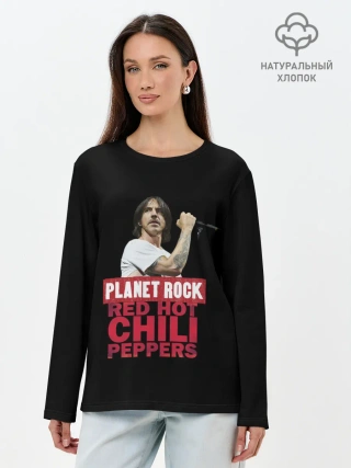 Лонгслив женский. Хлопок / RHCP