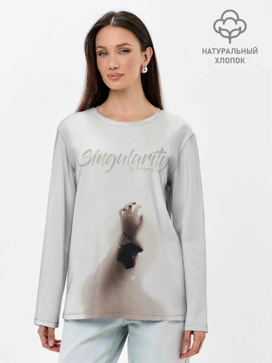 Лонгслив женский. Хлопок / BTS