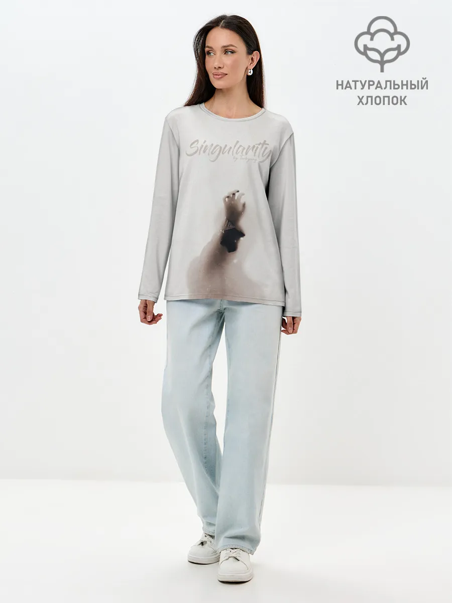 Лонгслив женский. Хлопок / BTS