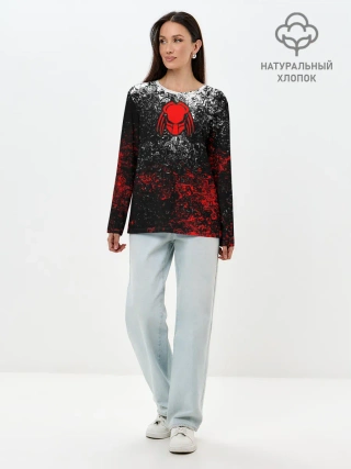 Лонгслив женский. Хлопок / Predator