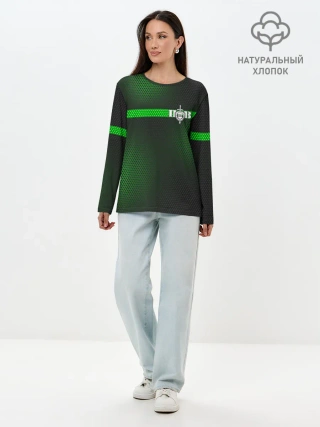 Лонгслив женский. Хлопок / Пограничные Войска