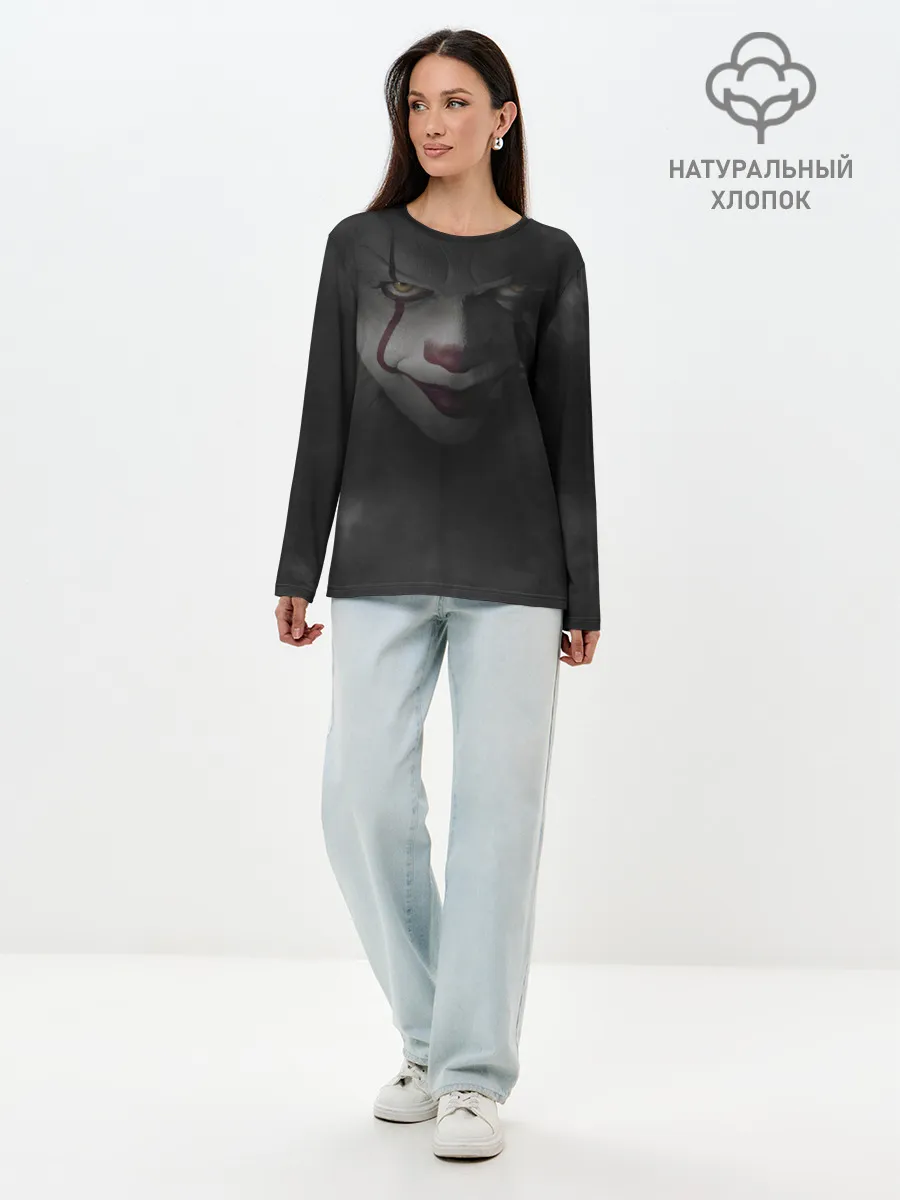 Лонгслив женский. Хлопок / Pennywise