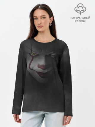 Лонгслив женский. Хлопок / Pennywise