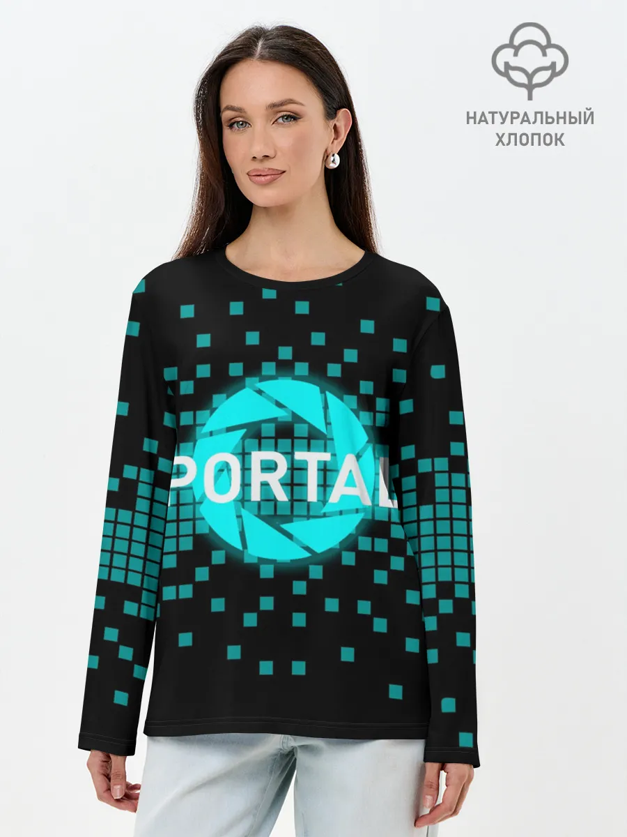 Лонгслив женский. Хлопок / Portal