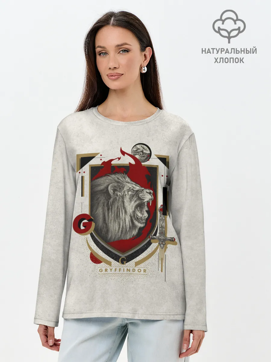 Лонгслив женский. Хлопок / Гарри Поттер