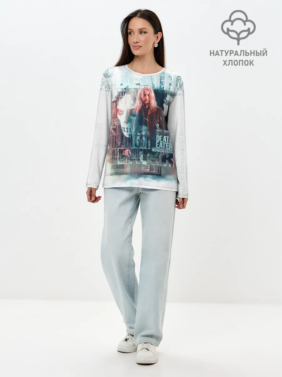 Лонгслив женский. Хлопок / Гарри Поттер
