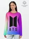 Лонгслив женский. Хлопок / BTS