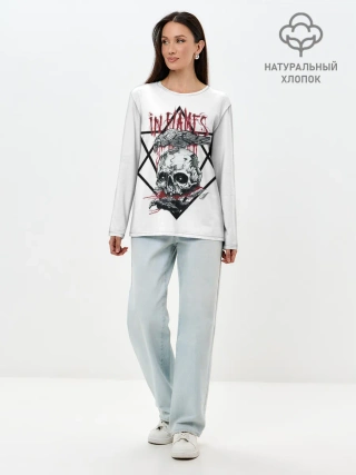 Лонгслив женский. Хлопок / In Flames