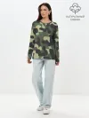 Лонгслив женский. Хлопок / КАМУФЛЯЖ