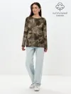 Лонгслив женский. Хлопок / СОВРЕМЕННЫЙ КАМУФЛЯЖ