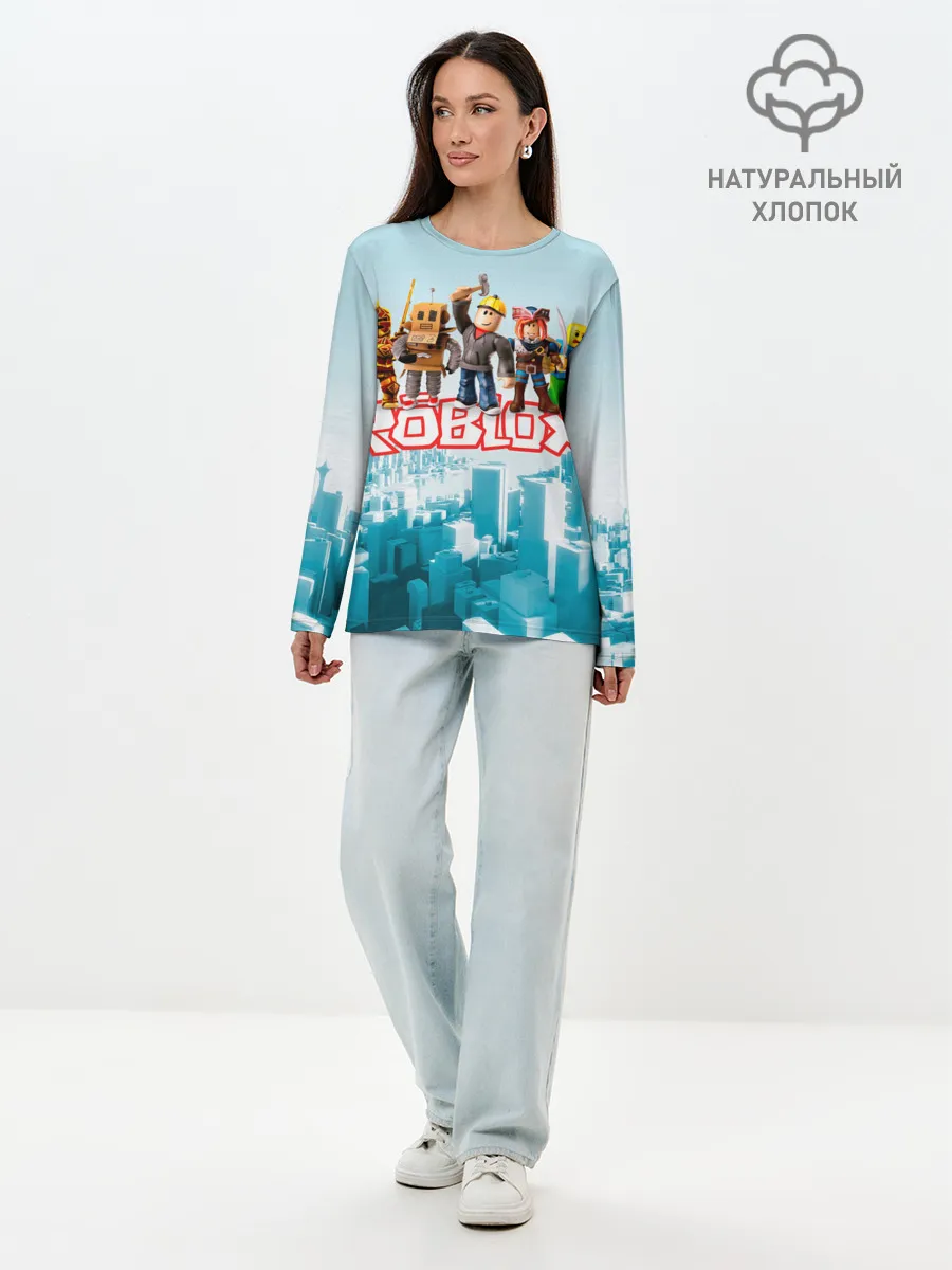 Лонгслив женский. Хлопок / ROBLOX [5]