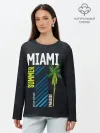 Лонгслив женский. Хлопок / Summer Miami