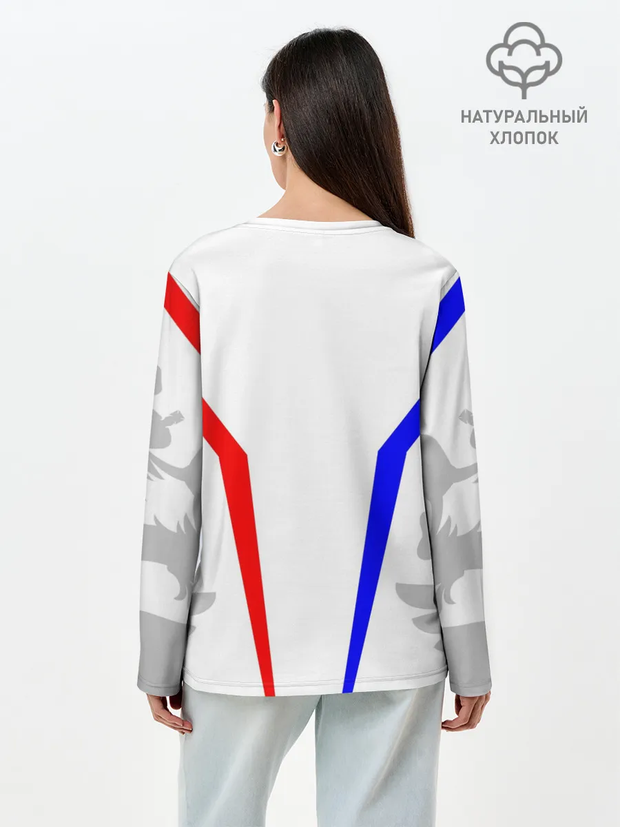 Лонгслив женский. Хлопок / РОССИЯ