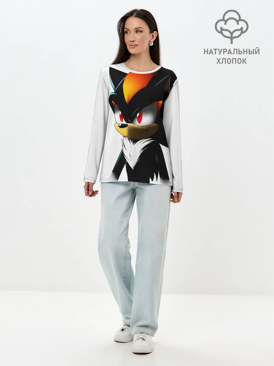 Лонгслив женский. Хлопок / SHADOW