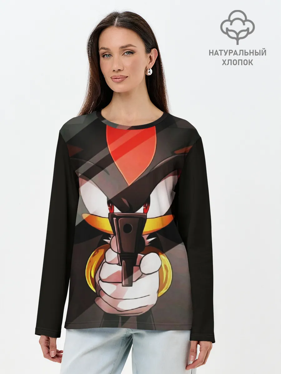 Лонгслив женский. Хлопок / SHADOW