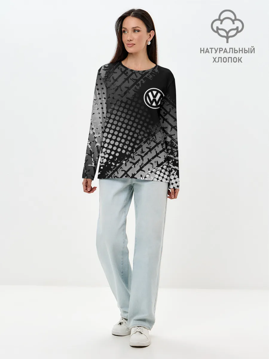 Лонгслив женский. Хлопок / Volkswagen