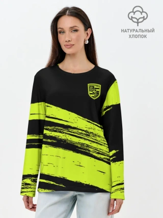 Лонгслив женский. Хлопок / Porsche