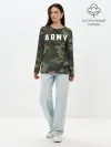 Лонгслив женский. Хлопок / ARMY