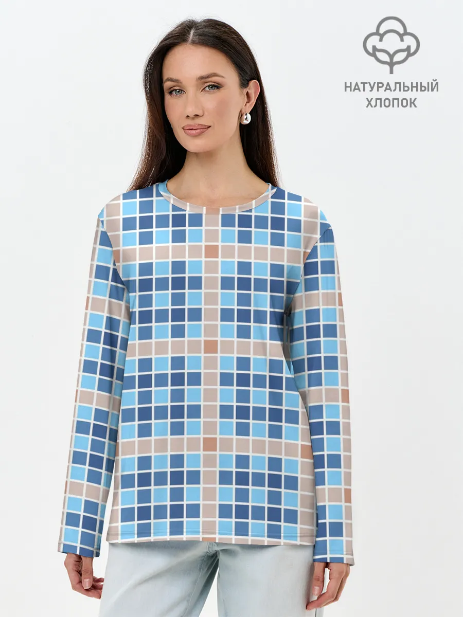 Лонгслив женский. Хлопок / Костюм Тренера