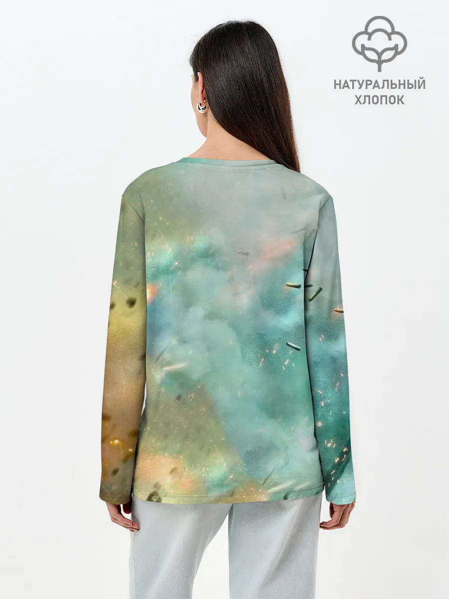 Лонгслив женский. Хлопок / CRYSIS